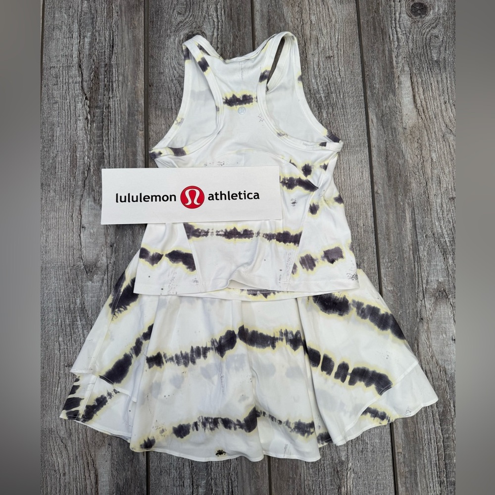 🍋 Lululemon Court Rival High Rise Skirt & Matching Tank Pickleball Tennis